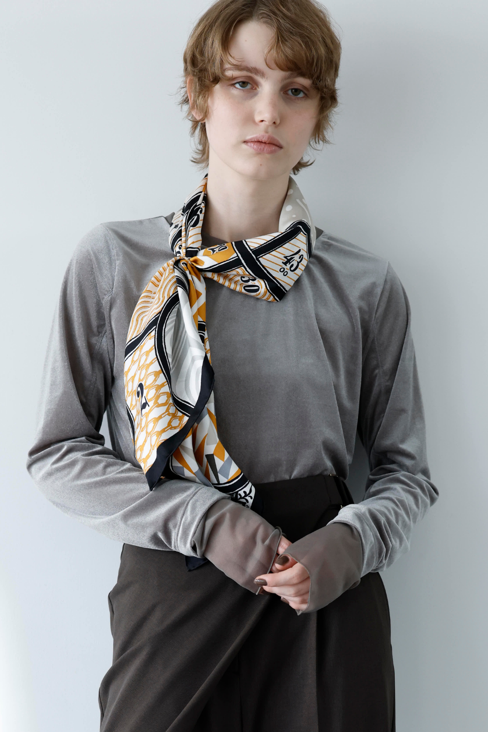 シアーレイヤードベロアカットソー – weakend