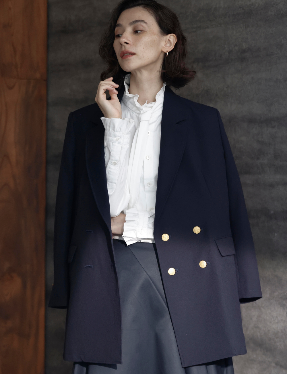 完売！定価4.7万✨Deuxieme Classe アサ　ダブルジャケット36 完売！定価4.7万✨Deuxieme Classe アサ ダブルジャケット36