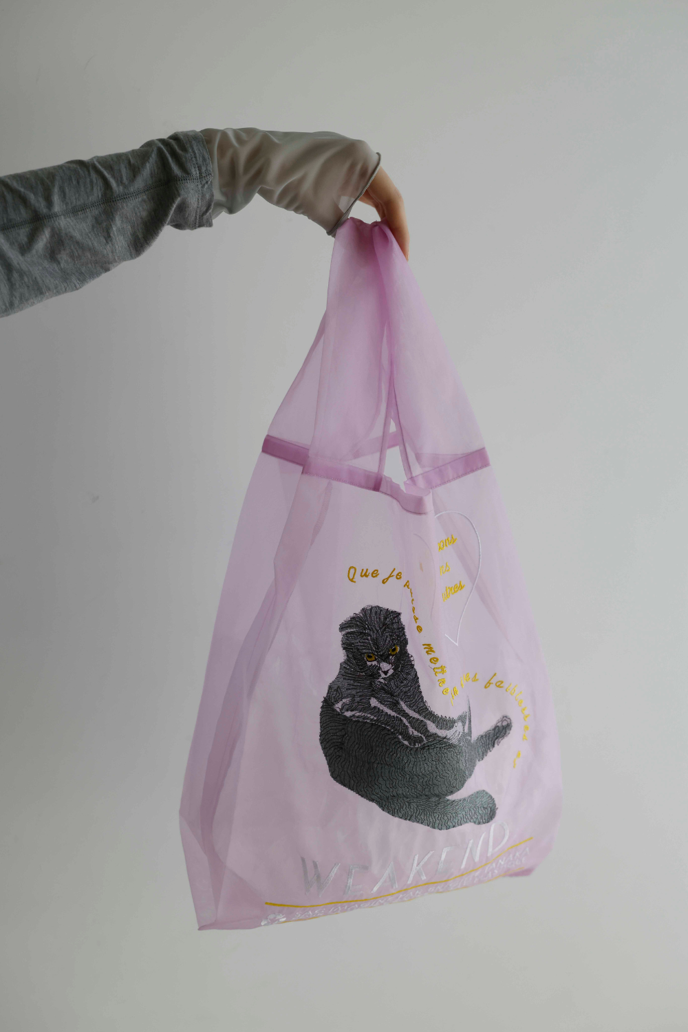 BRIGITTE TANAKA】刺繍オーガンジーバック / PPL – weakend BRIGITTE TANAKA】刺繍オーガンジーバック / PPL – weakend