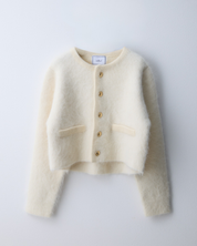 シャギーニットカーディガン