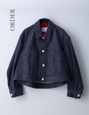 【SET】パールボタンデニムセットアップ