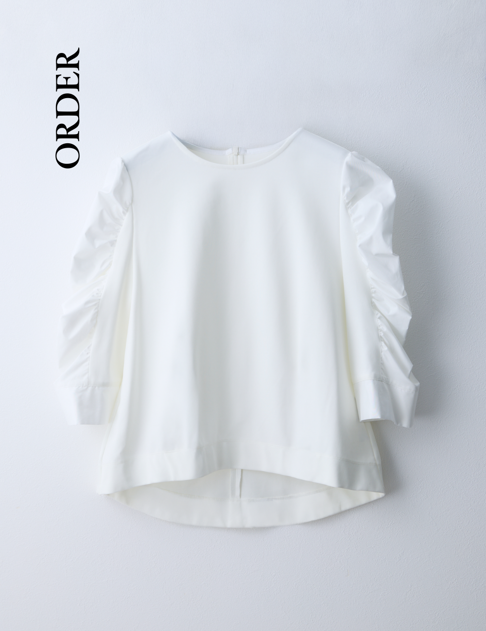 【Order】ボリュームスリーブコンビTEE