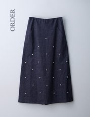 【SET】パールボタンデニムセットアップ