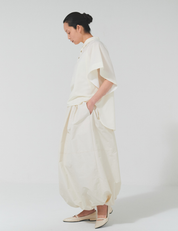 【Order】フレアスリーブウールシャツ