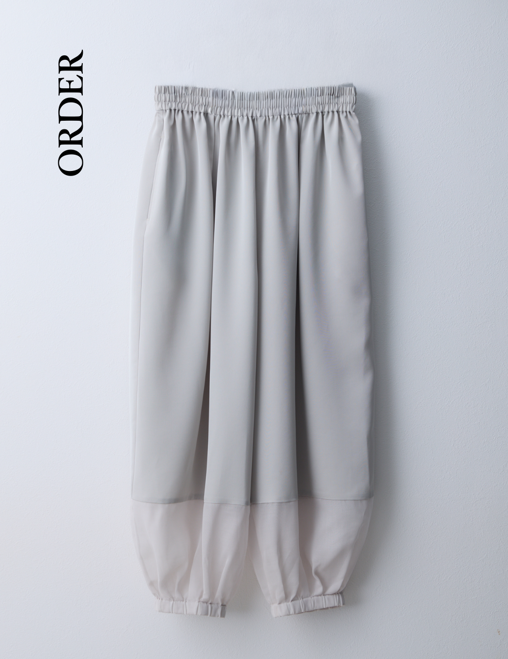 【Order】シアーコンビアラジンパンツ