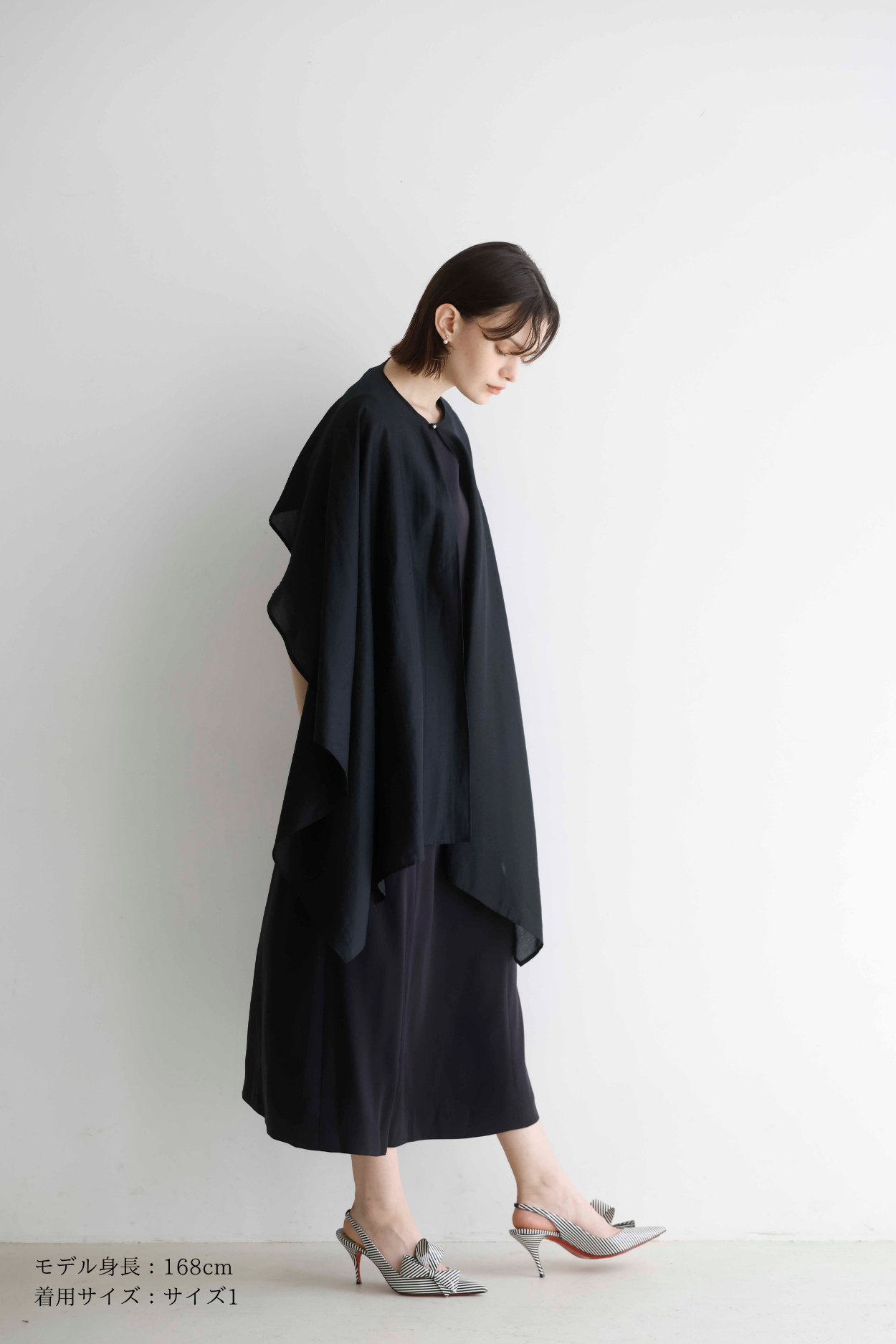 Staud オーガンザ ガウン ワンピース シアーケープ付きワンピース – weakend