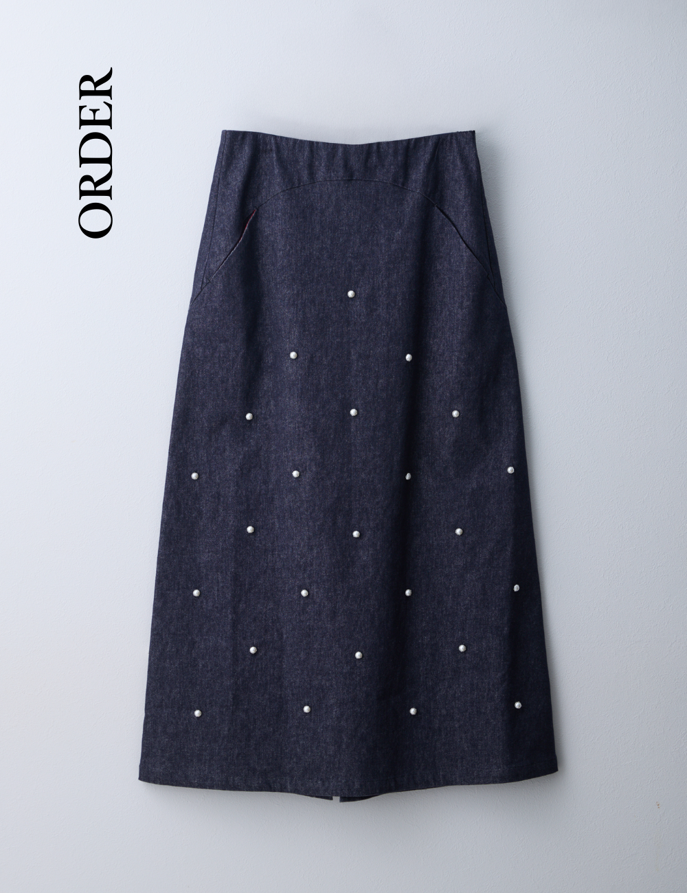 【Order】パールデニムスカート