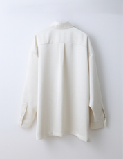 サテンリラックスシャツ