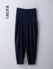 【Order】ドレープタックテーパードパンツ