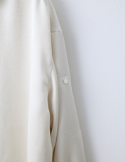 サテンリラックスシャツ