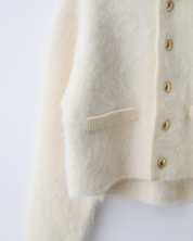 シャギーニットカーディガン