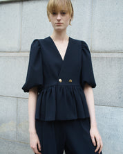 【Order】ギャザーペプラムジャケット