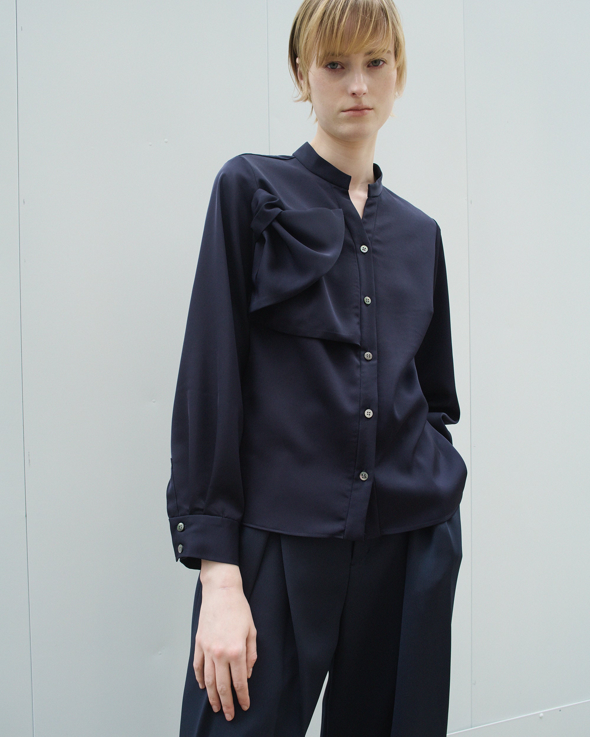 【Order】バタフライリボンシャツ