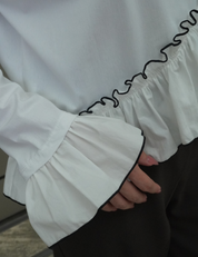 フリルメローカットソー
