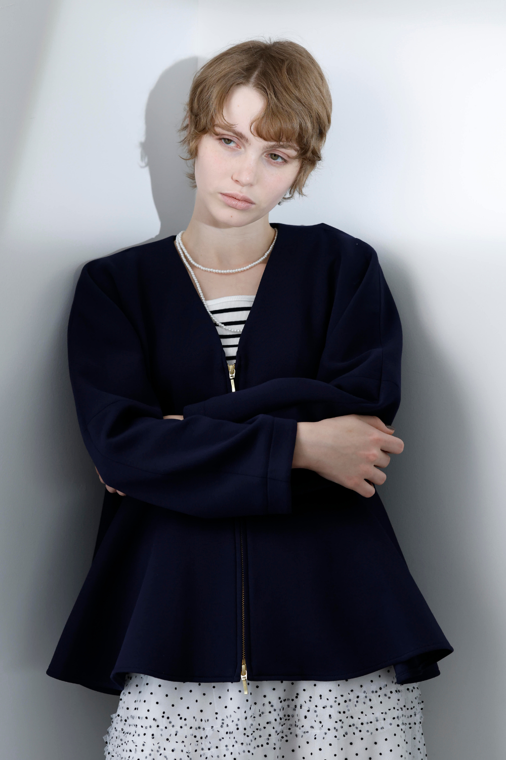 ペプラムZIPジャケット – weakend ペプラムZIPジャケット – weakend