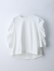 ボリュームスリーブコンビTEE