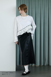 レザーライクスカート
