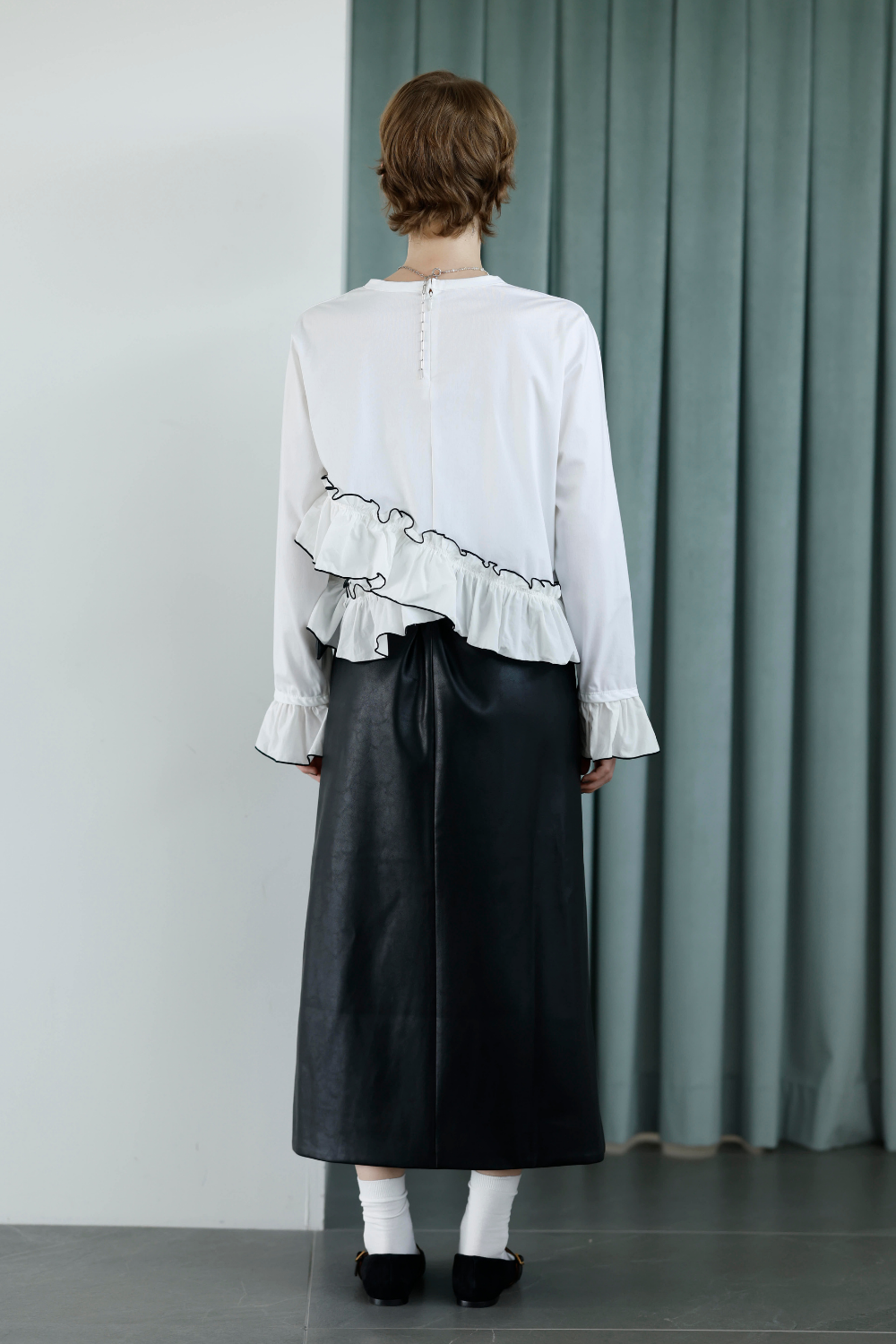 レザーライクスカート