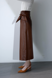 レザーライクスカート