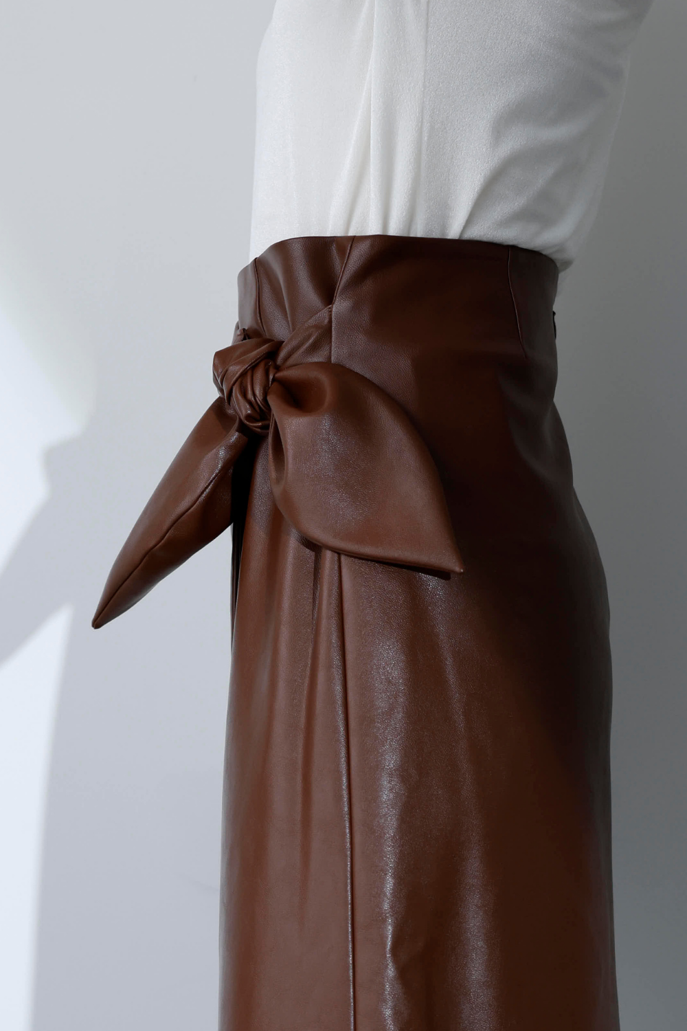 レザーライクスカート