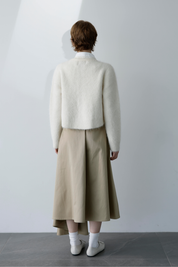 シャギーニットカーディガン