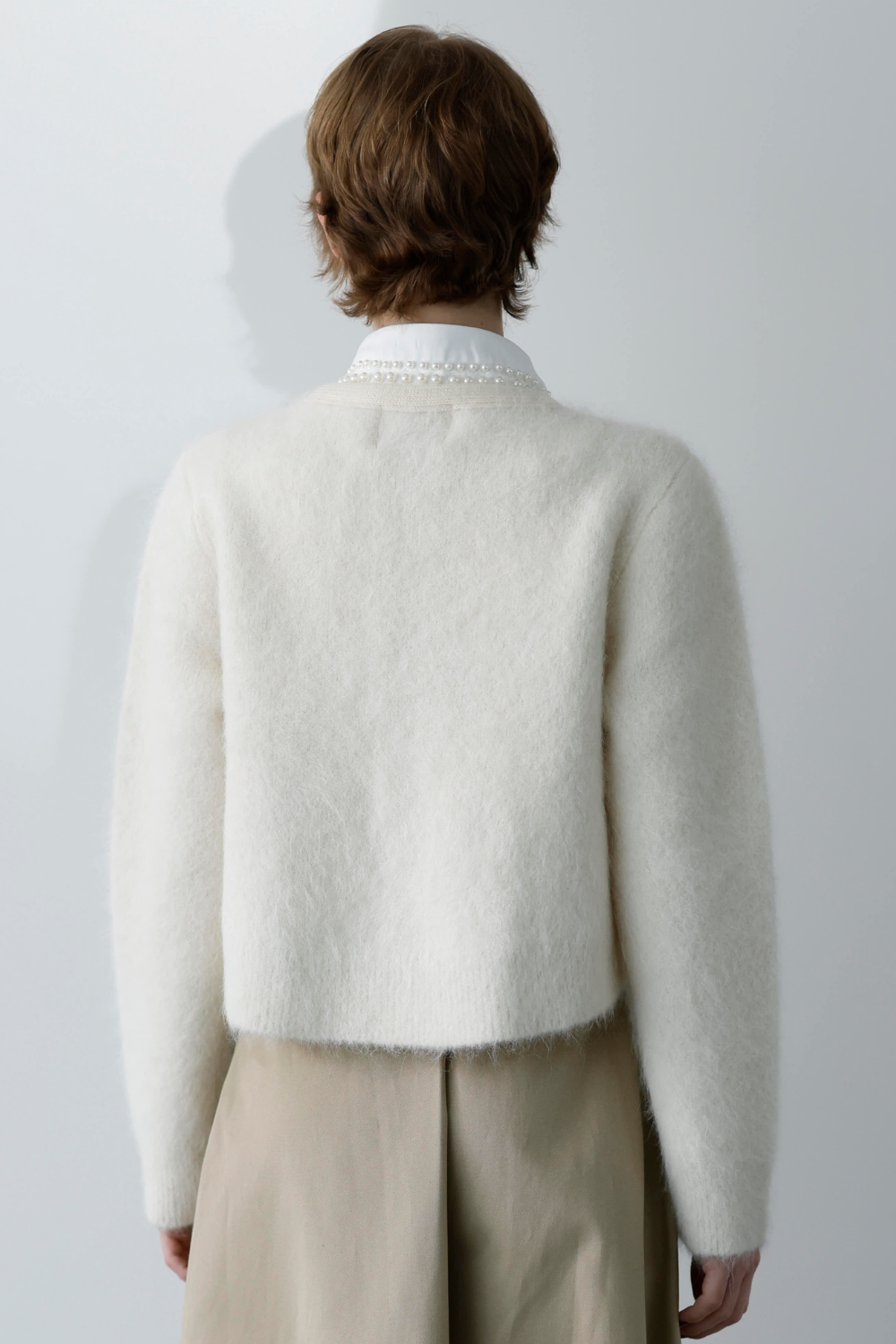 シャギーニットカーディガン