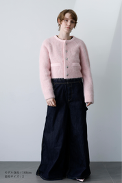 シャギーニットカーディガン