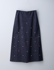 パールデニムスカート