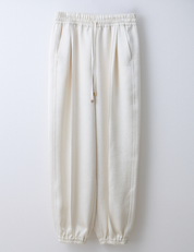 サテンジョガーパンツ