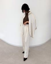 【RENEWAL】サテンイージーパンツ