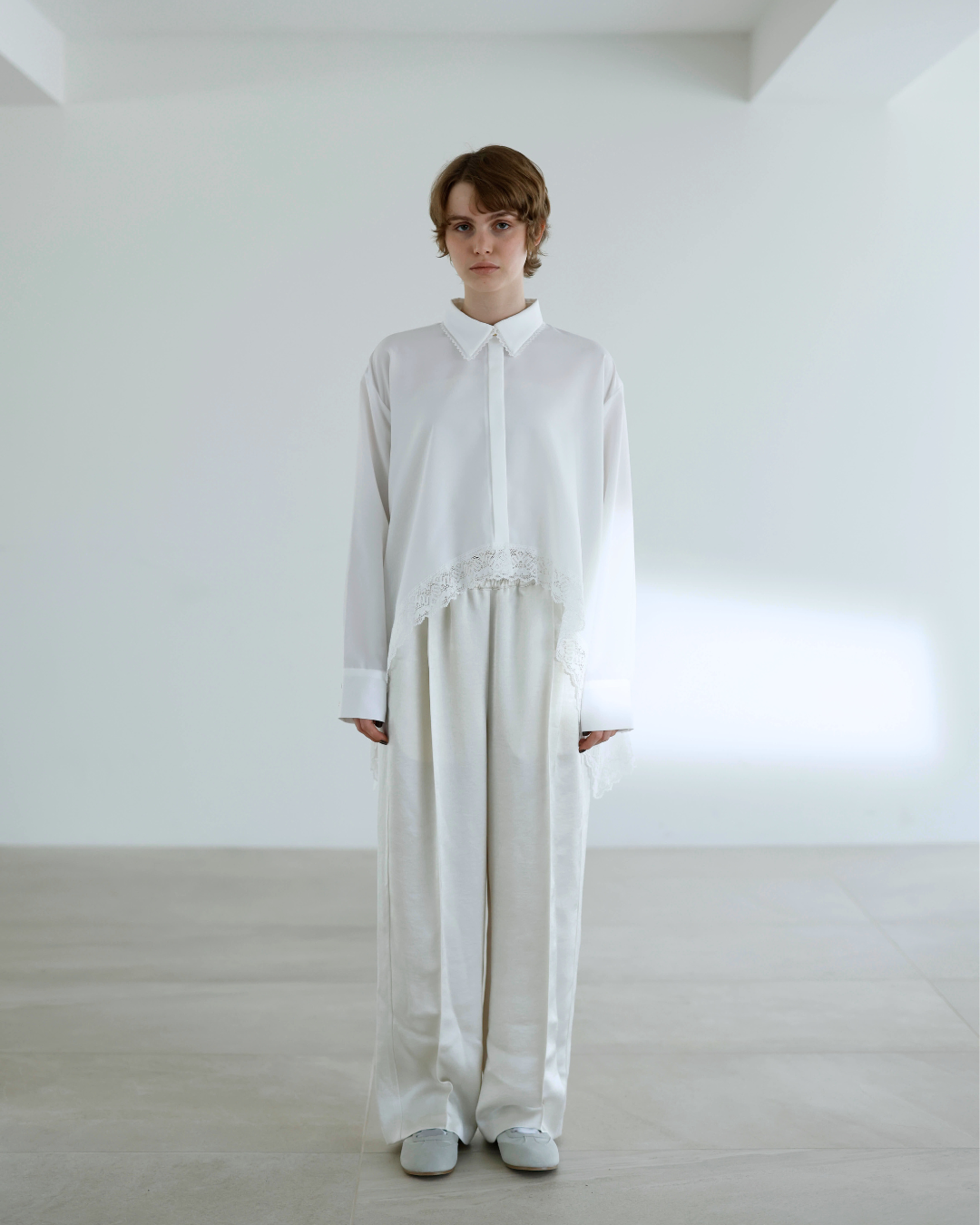 【RENEWAL】サテンイージーパンツ