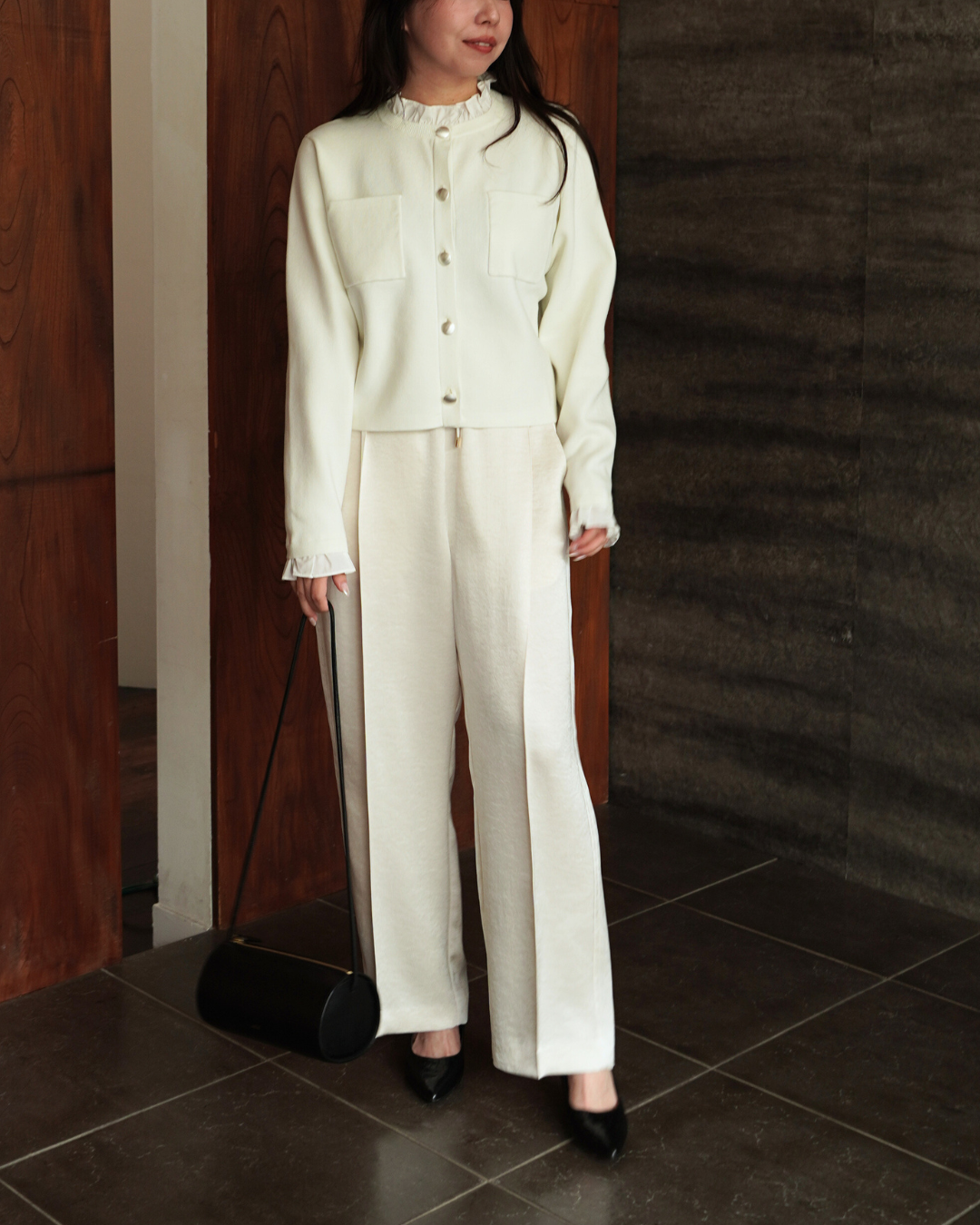 【RENEWAL】サテンイージーパンツ