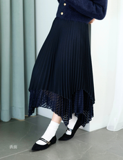 プリーツリバーシブルスカート