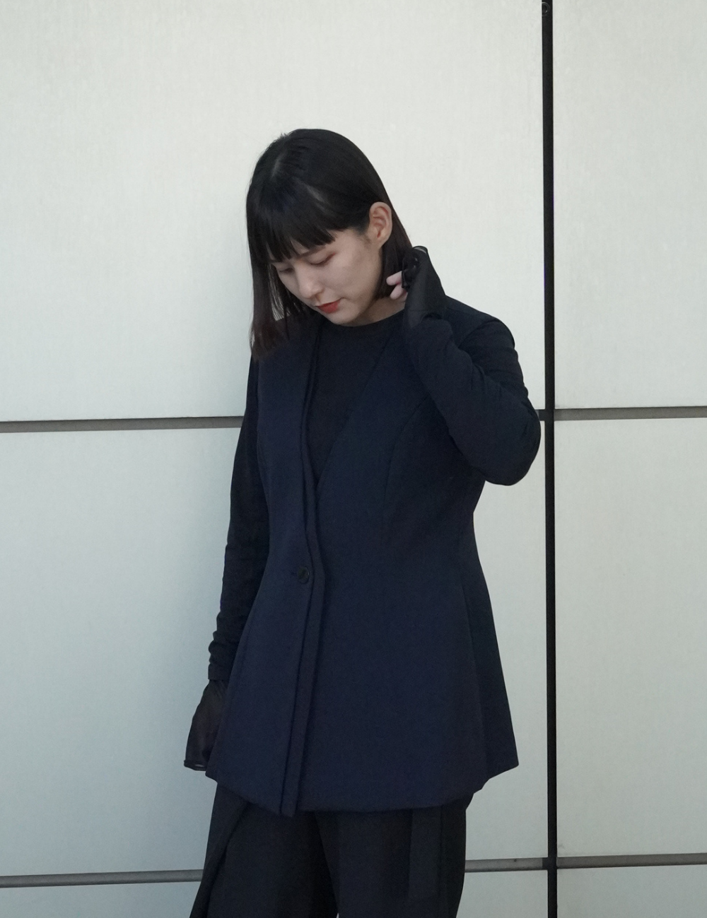 フォルムVネックジレ