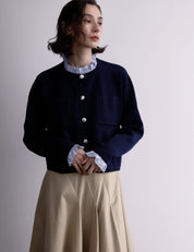 【Order】フリルニットカーデ
