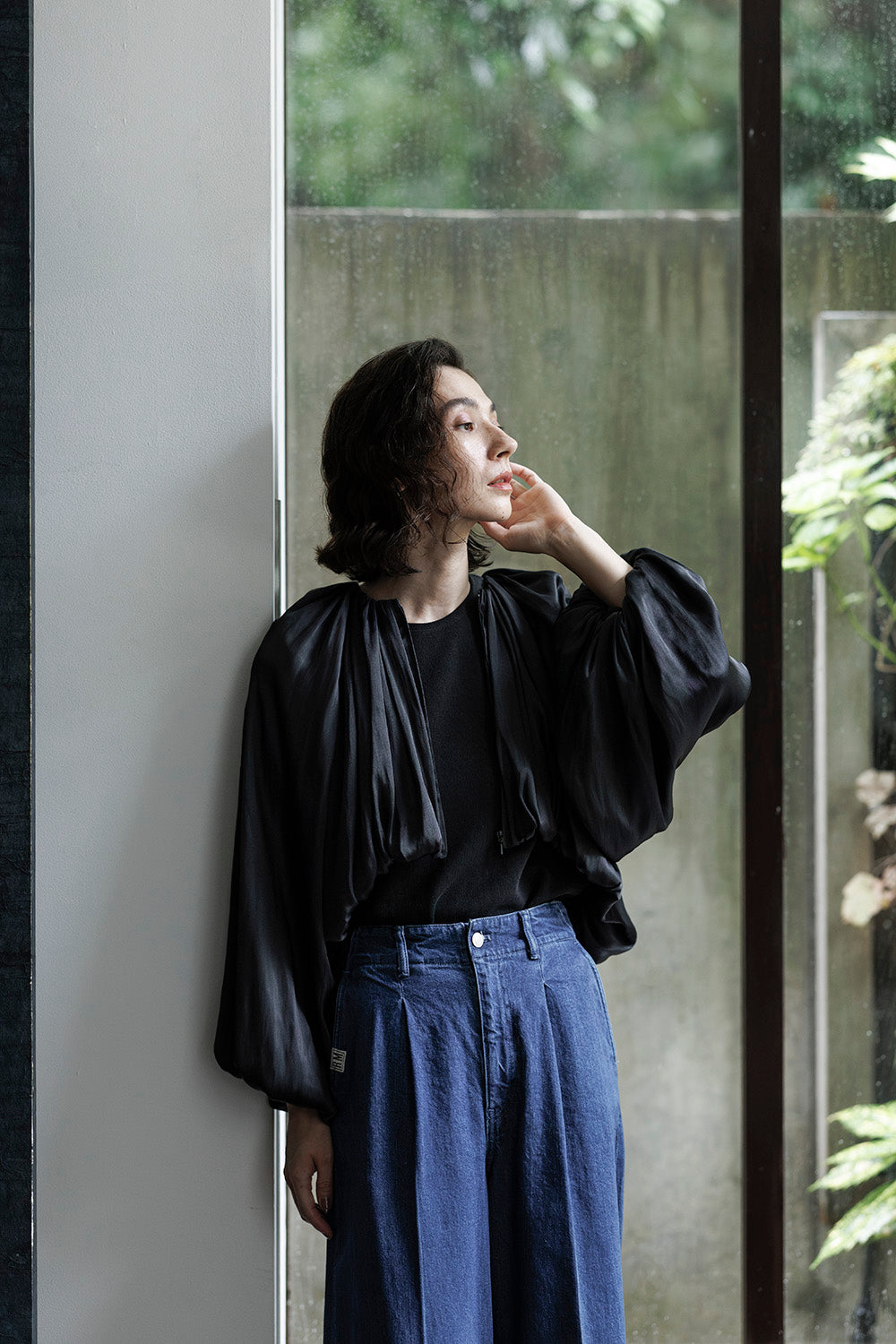 Satin Blouson
